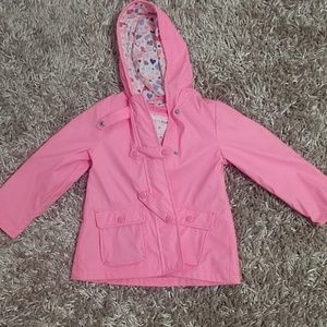 Pink raincoat
